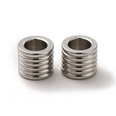 Non-Tarnish 201 Stainless Steel European Beads