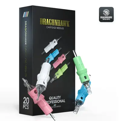 Dragonhawklabs Cartridges Needles 0.3MM Mixed Sizes 50 Pieces