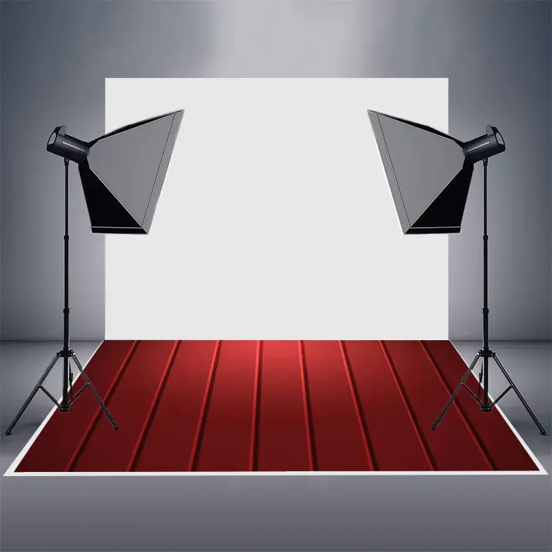 Aperturee Abstract Dark Red Stripe Pattern Rubber Floor Mat | Photography Floor Drops | Photography Floor Backdrop | Wood Rub...