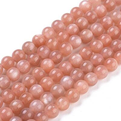Natural Sunstone Beads Strands