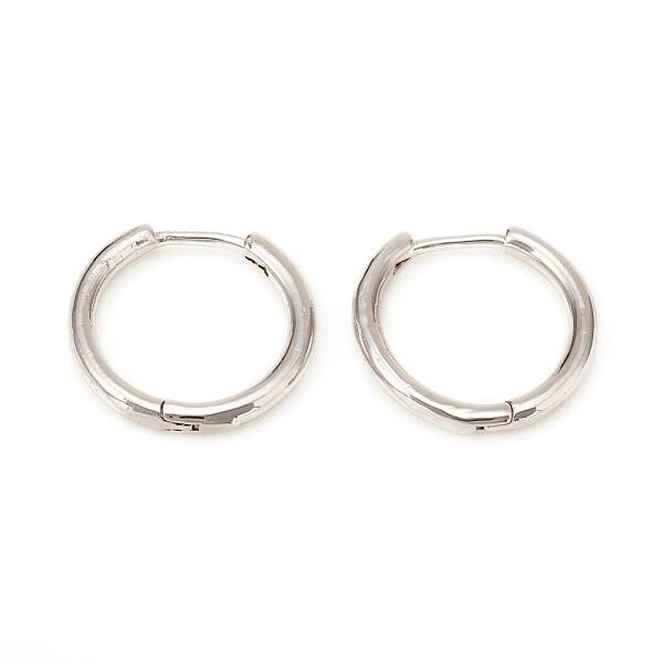 Brass Huggie Hoop Earrings