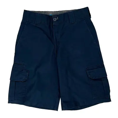 Dickies Cargo Shorts - 30? Waist Navy Polyester Blend