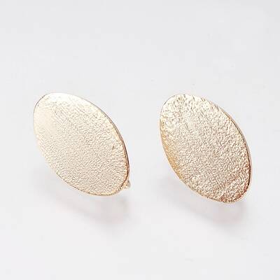 Long-Lasting Plated Brass Stud Earring Findings