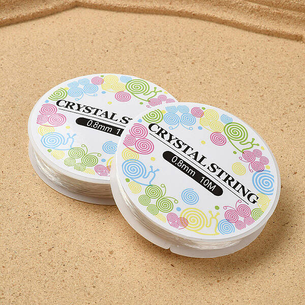 Round Elastic Crystal Thread