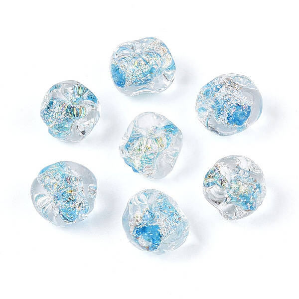 Handmade Foil Lampwork Beads