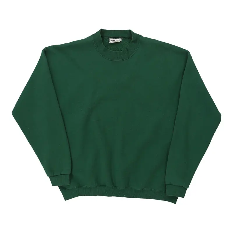 Lee Sweatshirt - XL Green Cotton Blend
