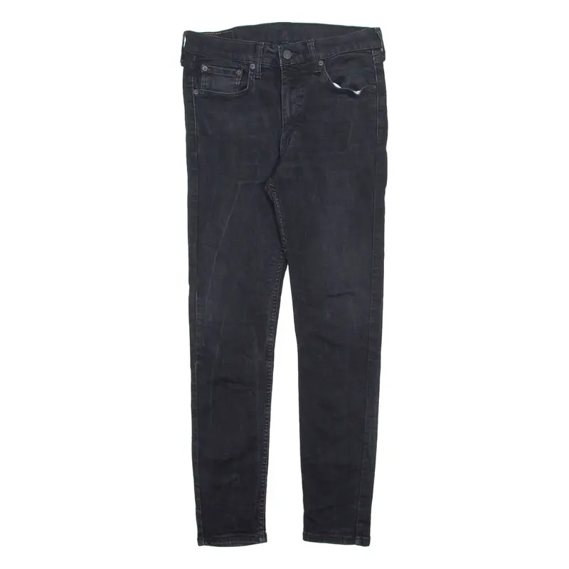 LEVI'S 519 Hi-Ball Mens Jeans Black Slim Skinny W30 L28