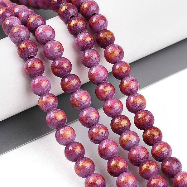 Natural Mashan Jade Beads Strands