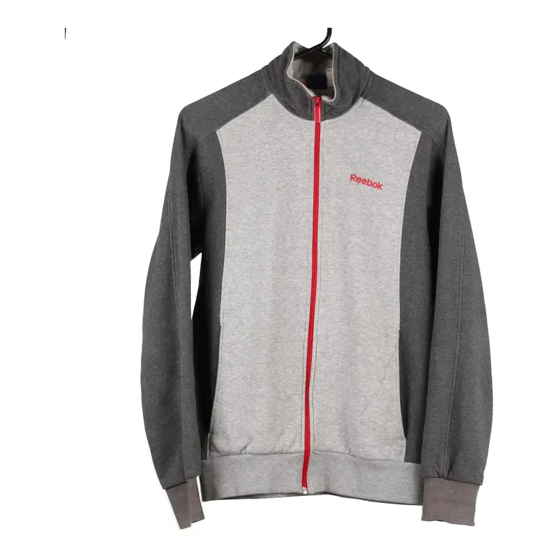 Reebok Zip Up - Small Grey Cotton