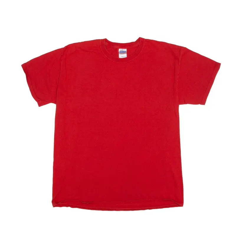 GILDAN T-Shirt Red Short Sleeve Mens L