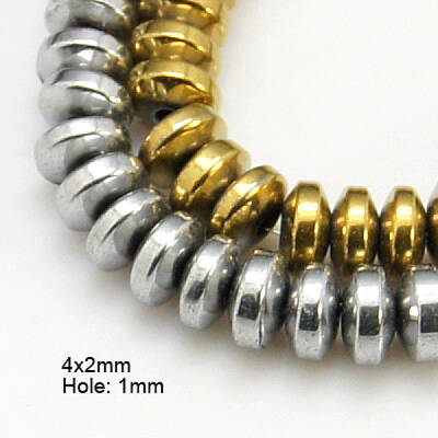 Non-Magnetic Synthetic Hematite Beads Strands