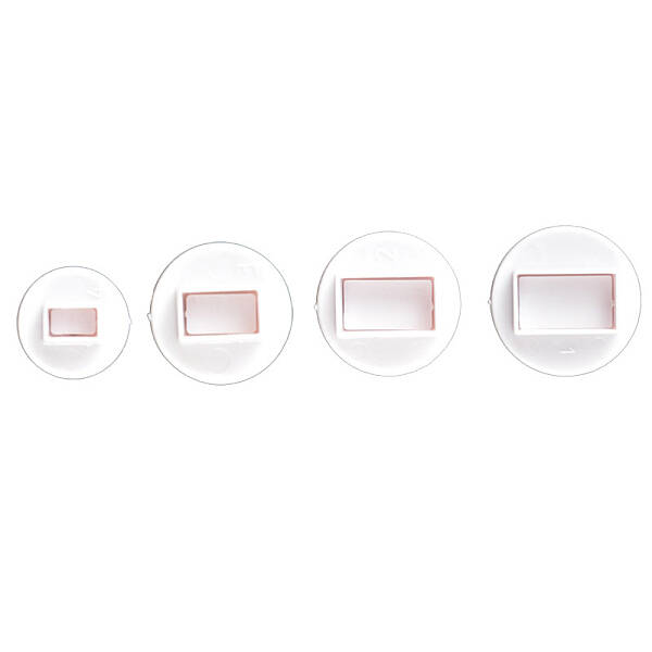 Plastic Cookie Fondant Stamper Set
