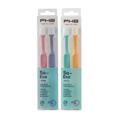 Time To Care Medium Toothbrush PHB 2 units