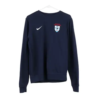 Age 16 St. Edmunds Nike Sweatshirt - Small Navy Cotton Blend