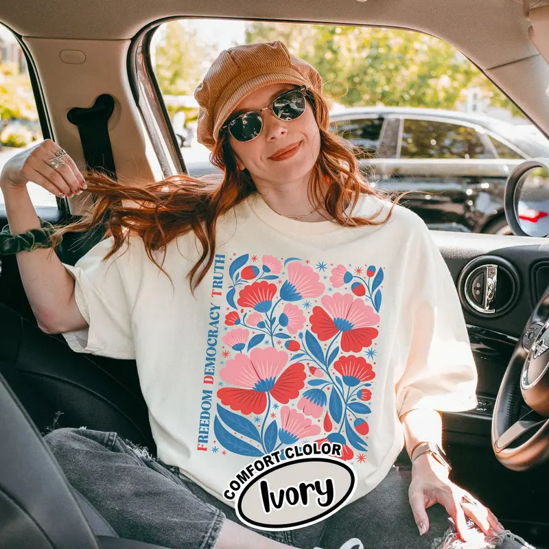 Freedom Democracy Truth Shirt, Resistance Is Patriotic Comfort Colors Tee, Resist Shirt, 4th of July  shirt, FDT Shirt, Anti ...