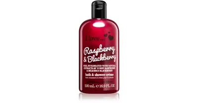I Love... Raspberry And Blackberry Shower And Bath Cream 500 Ml