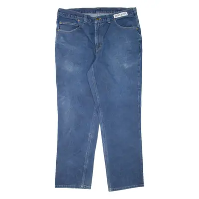 CARHARTT Workwear Mens Jeans Blue Regular Straight W36 L32