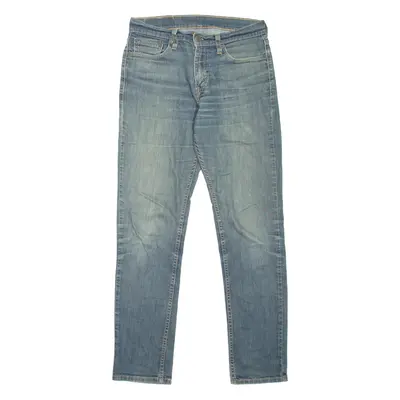 LEVI'S 511 Jeans Mens Blue Slim Straight Stone Wash W30 L32