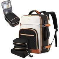 Women's Travel Backpack, Carry-On Backpack, Flight Approved, Large Anti-Theft 17inch Laptop Backpack Luggage Backpack, with U...