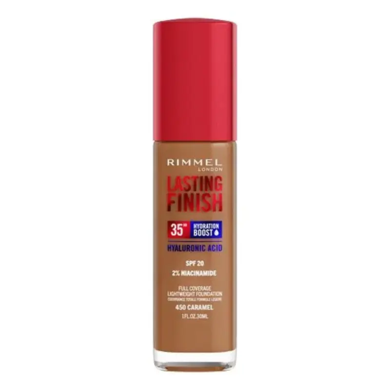 Rimmel London Lasting Finish Boost Moisturizing Spf20 450-Caramel 30ml