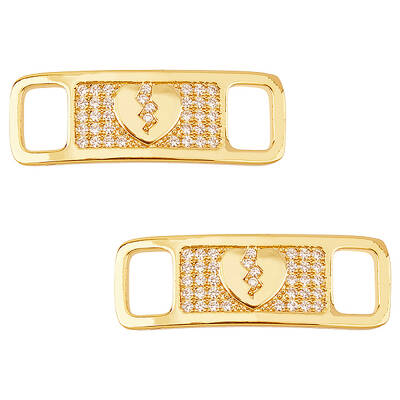 1 Pair Alloy & Cubic Zirconia Shoe Buckle