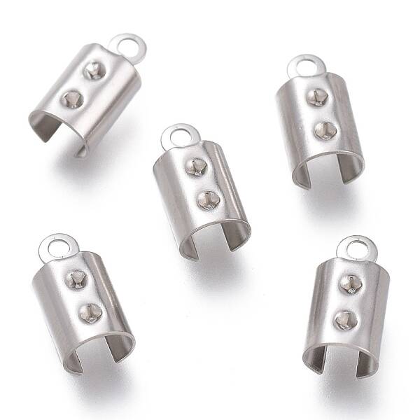 Tarnish Resistant 304 Stainless Steel Folding Crimp Ends