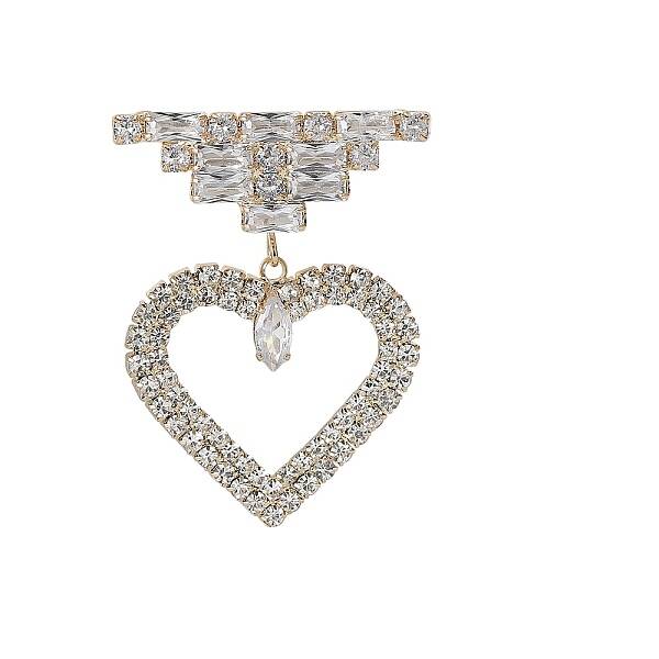 Alloy Rhinestone Brooch for Backpack Clothes