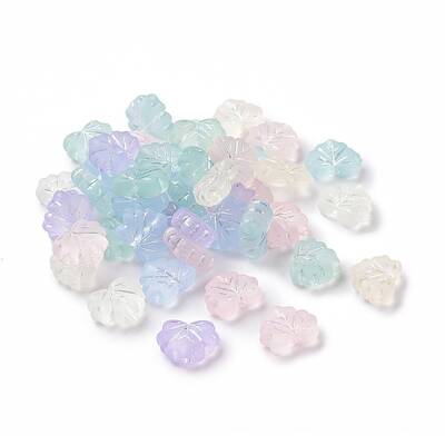 Transparent Frosted Acrylic Beads