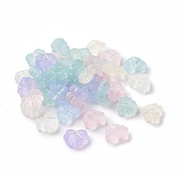 Transparent Frosted Acrylic Beads
