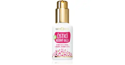 Purity vision Organic Cleansing Oil Pink with argan, jojoba and vitamin E - 100ml