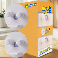 Universal Sponge Holder Suction Sponge Organizer Smooth Surface Mount, Easy Installation, Multi-Scene Use for Kitchen Sink, B...