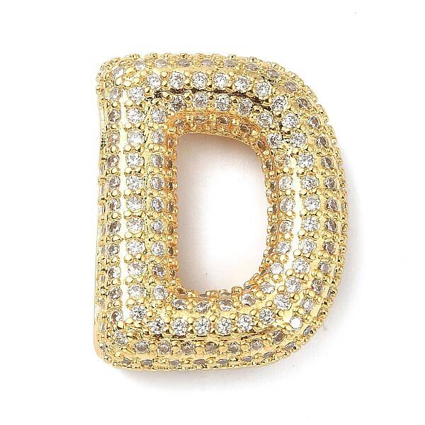Rack Plating Brass Micro Pave Cubic Zirconia Pendants