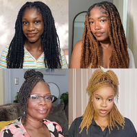 QVR 1 PCS Afro kinky Bulk Hair Extensions For Braiding Dreadlock Human Hair Outdoorfun Lace Closure Wigs Lace Frontal