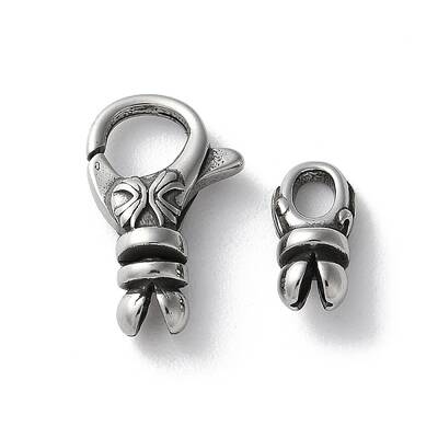 316 Stainless Steel Lobster Claw Clasps Sets