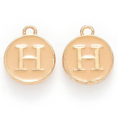 Golden Plated Alloy Enamel Charms