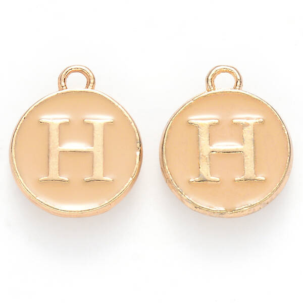 Golden Plated Alloy Enamel Charms