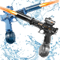 2025 New Upgrade Electric Water Gun for Adult & Kid, Light Up Most Strongest Watergun Long Range, Powerful High Powered Autom...