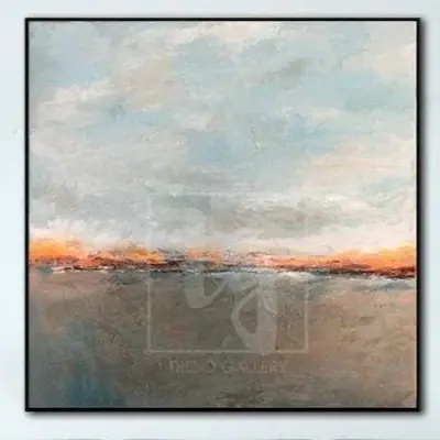 Original Abstract Painting Abstract Living Room Wall Art Modern Painting | FINE LINE
