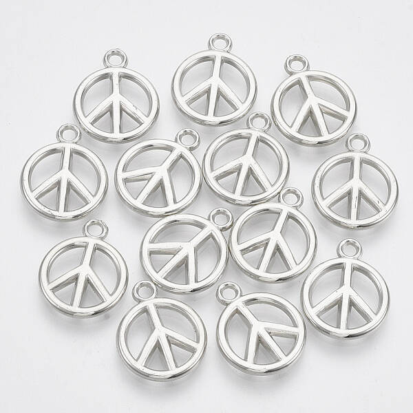 Plating ABS Plastic Pendants