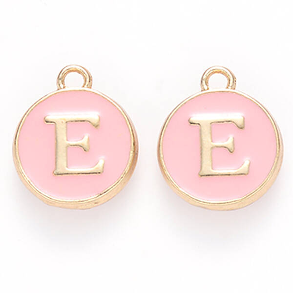 Golden Plated Alloy Enamel Charms