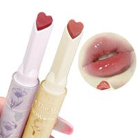 Long Lasting Skincare Lipstick, 1 Count Glossy Lip Glaze Stick, Shiny Lip Balm, Moisturizing Mirror Korean Skin Care Lip Glos...