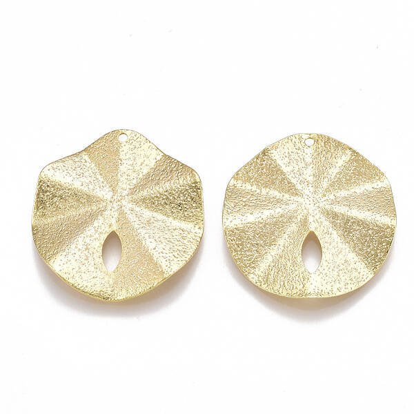 Brass Textured Pendants