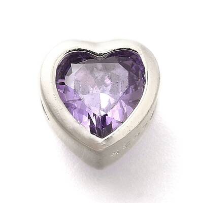 925 Sterling Silver Cubic Zirconia Beads