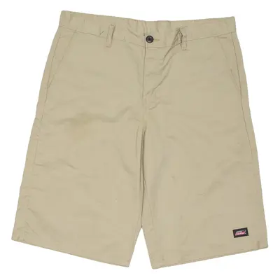 DICKIES Mens Workwear Shorts Beige Relaxed L W36