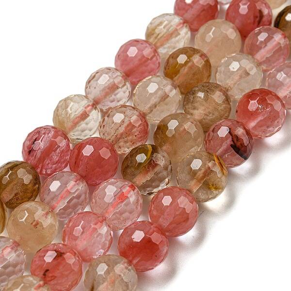 Tigerskin Glass Beads Strands