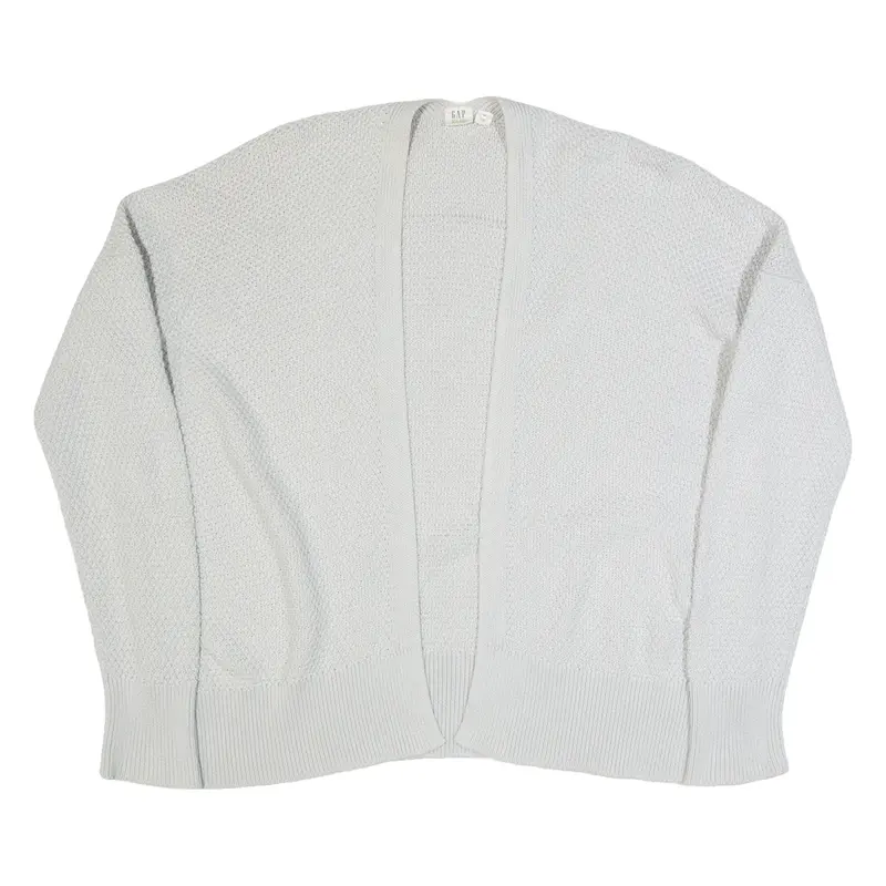 GAP Womens Cardigan Grey Tight Knit M