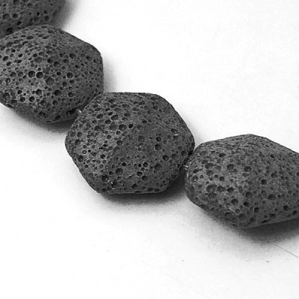 Natural Lava Rock Beads Strands