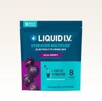 Liquid I.V. Hydration Multiplier - Açaí Berry - Hydration Powder Packets | Electrolyte Powder Drink Mix | Convenient Single...