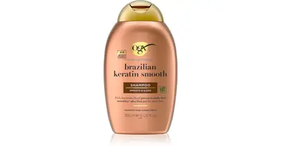 OGX Brazilian Keratin Smooth Smoothing Shampoo for Shiny and Soft Hair 385ml