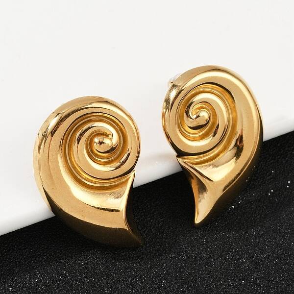 304 Stainless Steel Stud Earrings